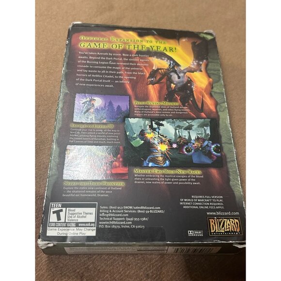 World of War craft The Burning Crusade Expansion PC Game 2007 - Picture 7 of 9